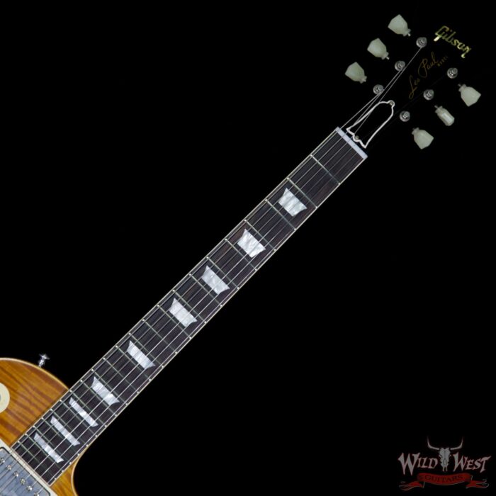 Gibson Custom Shop Historic 1959 Les Paul VOS Hand Selected Killer Top Brazilian Rosewood Board Dirty Lemon 8.90 Lbs - Image 9