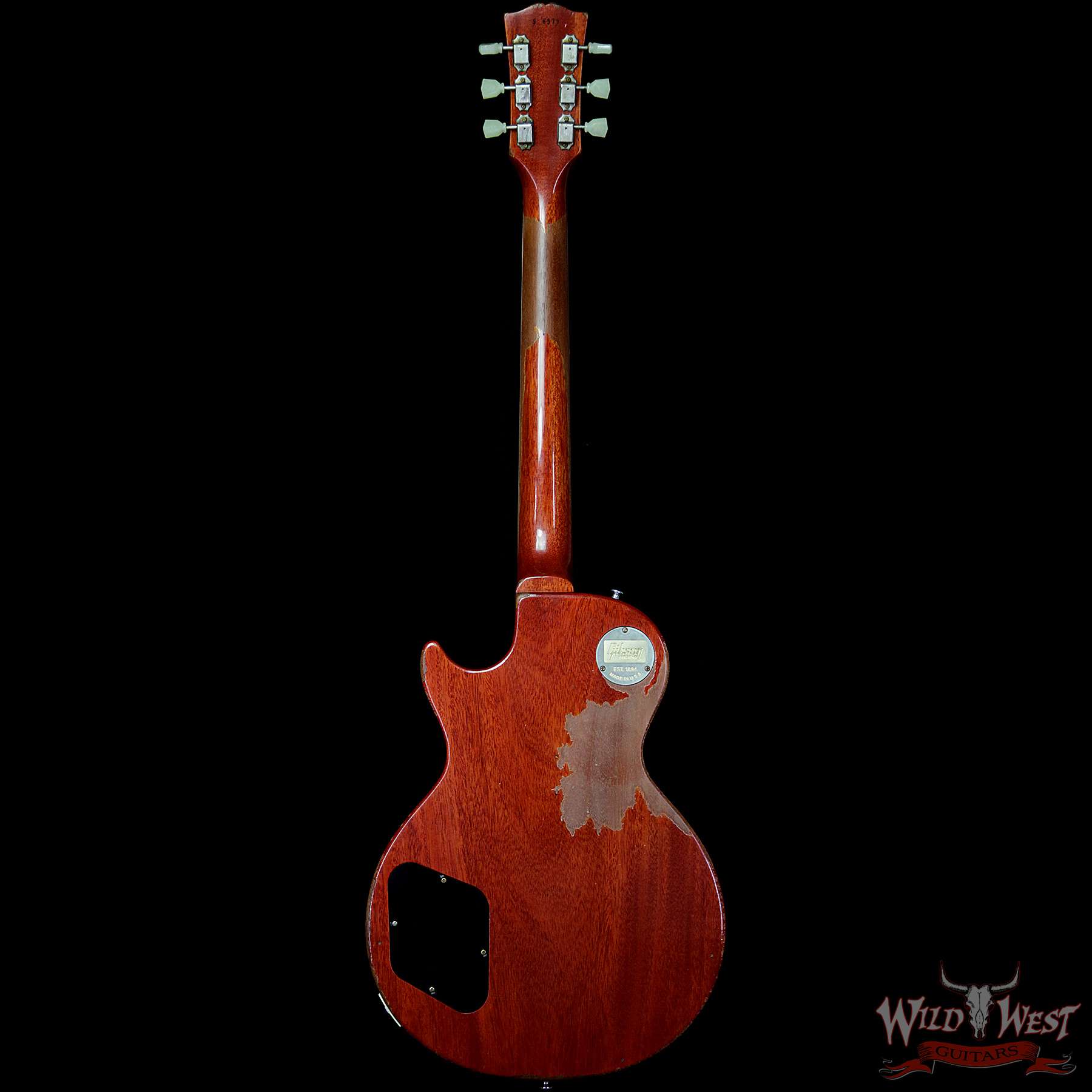 gibsoncs-59lp-brz-ha-dl-98379-b__wwg.jpg Gibson Custom Shop Historic 1959 Les Paul Heavy Aged Hand Selected Killer Top Brazilian Rosewood Board Dirty Lemon 8.50 Pounds - Image 5