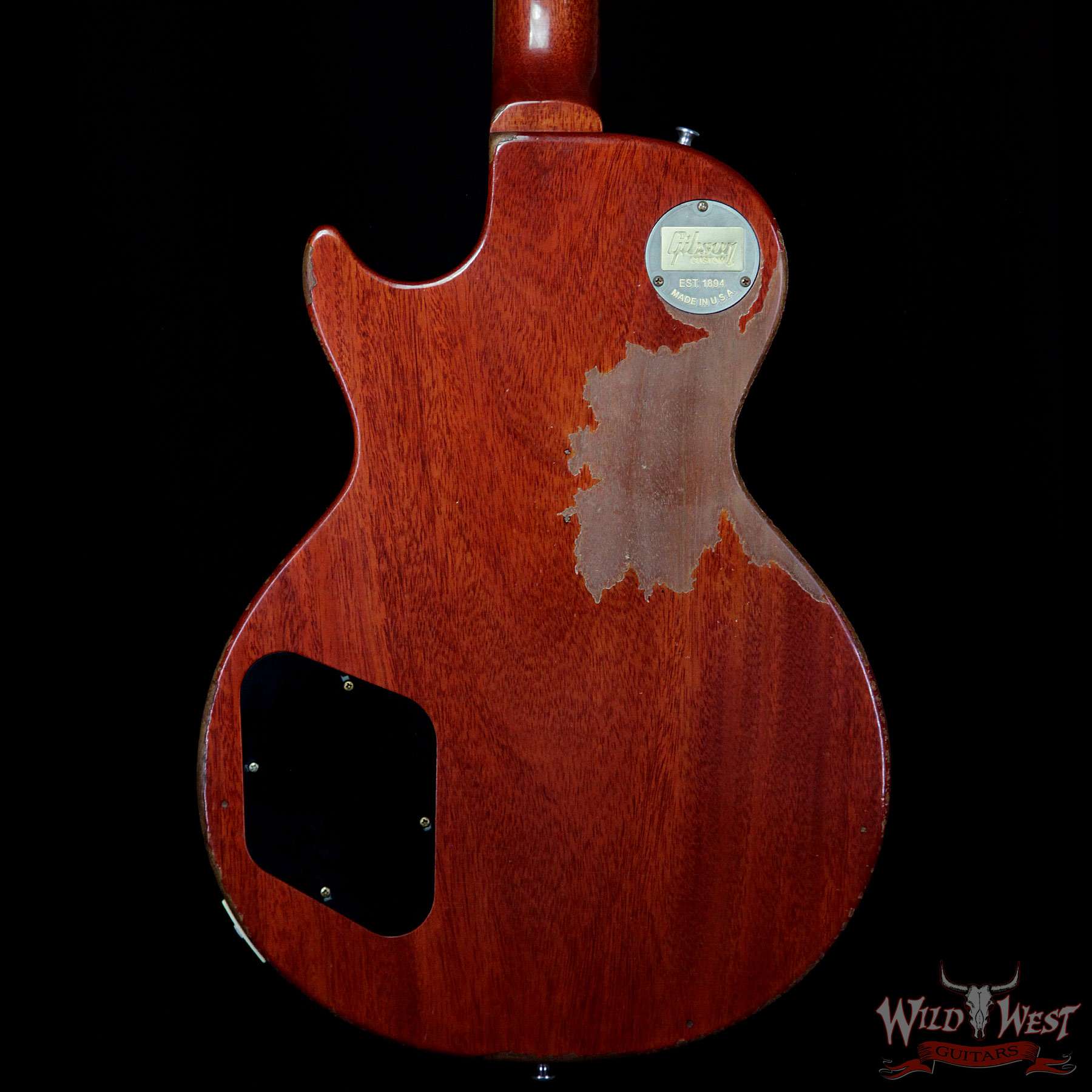gibsoncs-59lp-brz-ha-dl-98379-bb__wwg.jpg Gibson Custom Shop Historic 1959 Les Paul Heavy Aged Hand Selected Killer Top Brazilian Rosewood Board Dirty Lemon 8.50 Pounds - Image 6