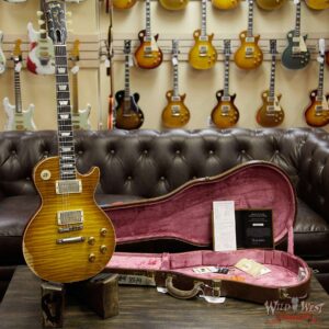 Gibson Custom Shop Historic 1959 Les Paul Heavy Aged Hand Selected Killer Top Brazilian Rosewood Board Dirty Lemon 8.50 Pounds - Image 13