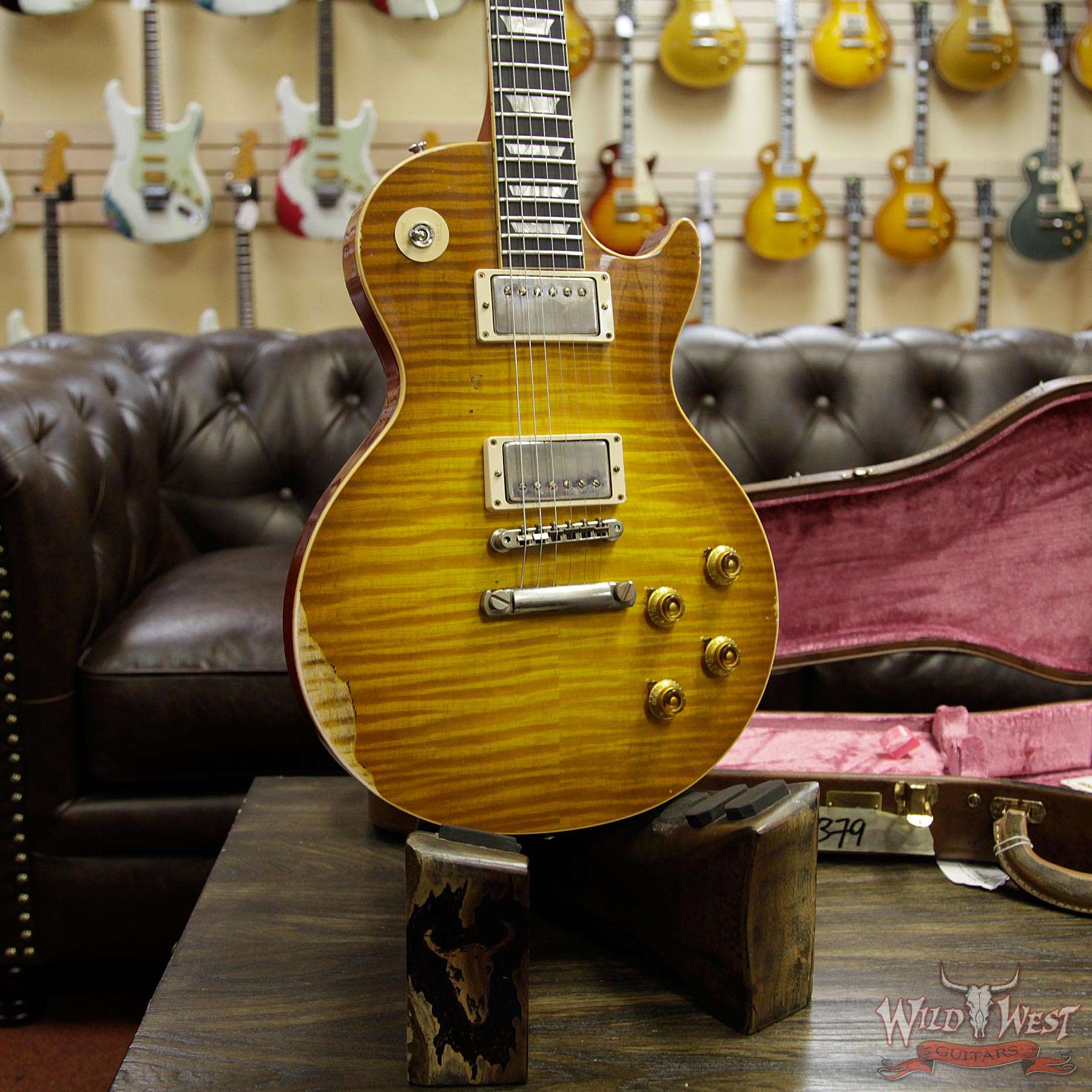 gibsoncs-59lp-brz-ha-dl-98379-d2__wwg.jpg Gibson Custom Shop Historic 1959 Les Paul Heavy Aged Hand Selected Killer Top Brazilian Rosewood Board Dirty Lemon 8.50 Pounds - Image 14