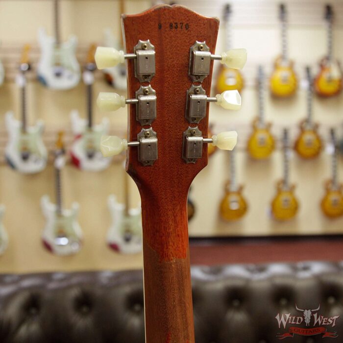 Gibson Custom Shop Historic 1959 Les Paul Heavy Aged Hand Selected Killer Top Brazilian Rosewood Board Honey Lemon Fade 8.35 Pounds - Image 9