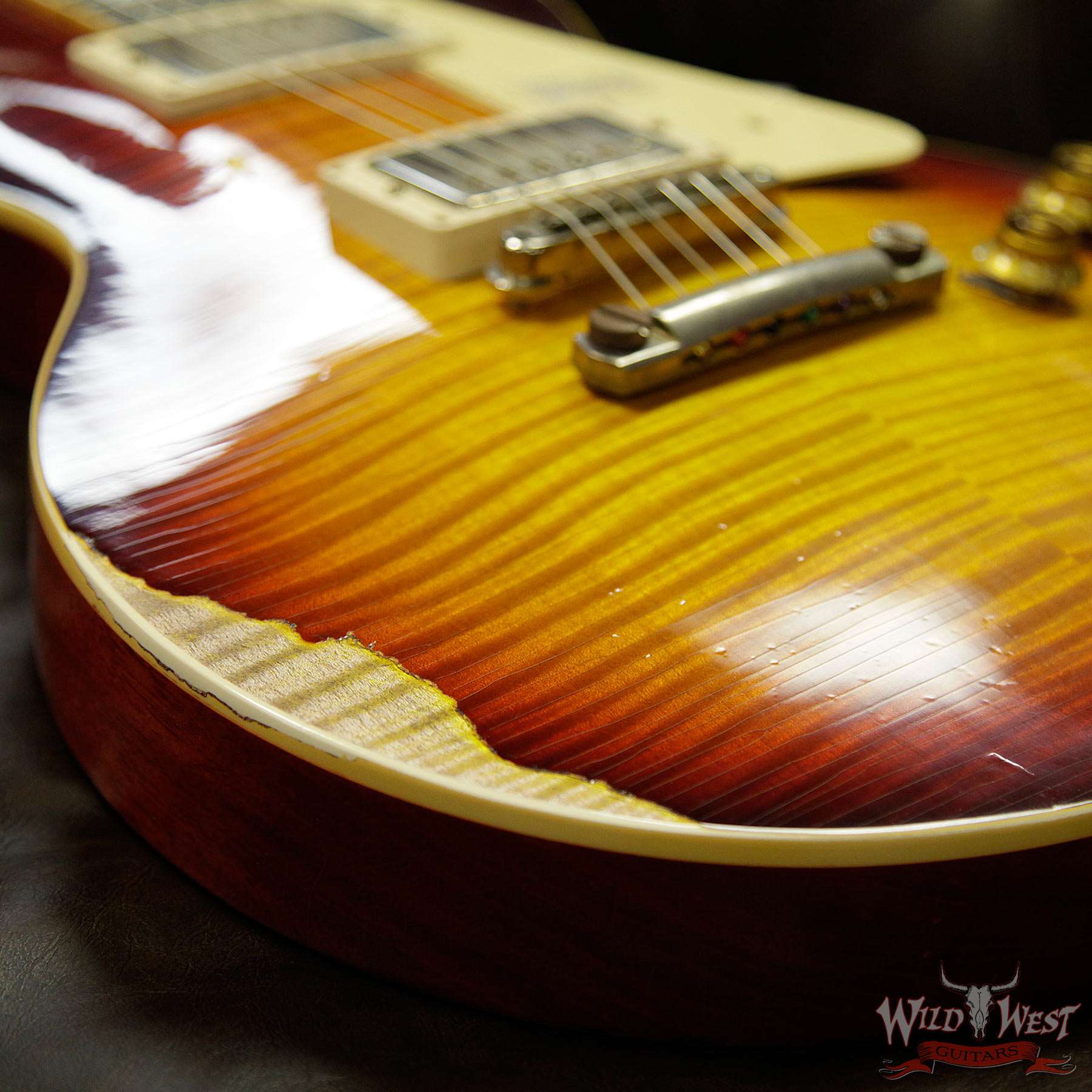 gibsoncs-59lp-brz-ha-vc-98368-d5__wwg.jpg Gibson Custom Shop Historic 1959 Les Paul Heavy Aged Hand Selected Killer Top Brazilian Rosewood Board Vintage Cherry 8.10 Pounds - Image 14