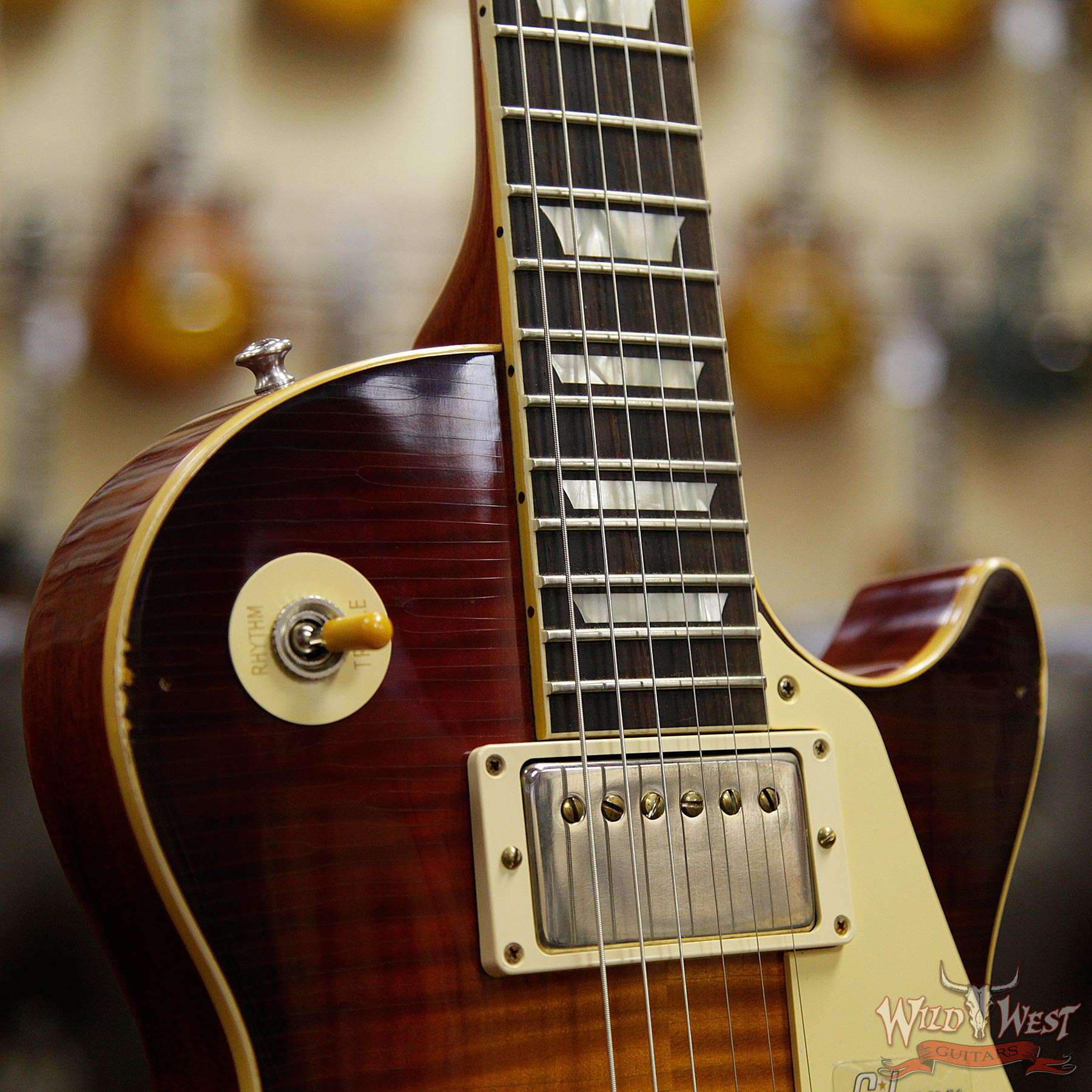 gibsoncs-59lp-brz-ha-vc-98368-d7__wwg.jpg Gibson Custom Shop Historic 1959 Les Paul Heavy Aged Hand Selected Killer Top Brazilian Rosewood Board Vintage Cherry 8.10 Pounds - Image 13
