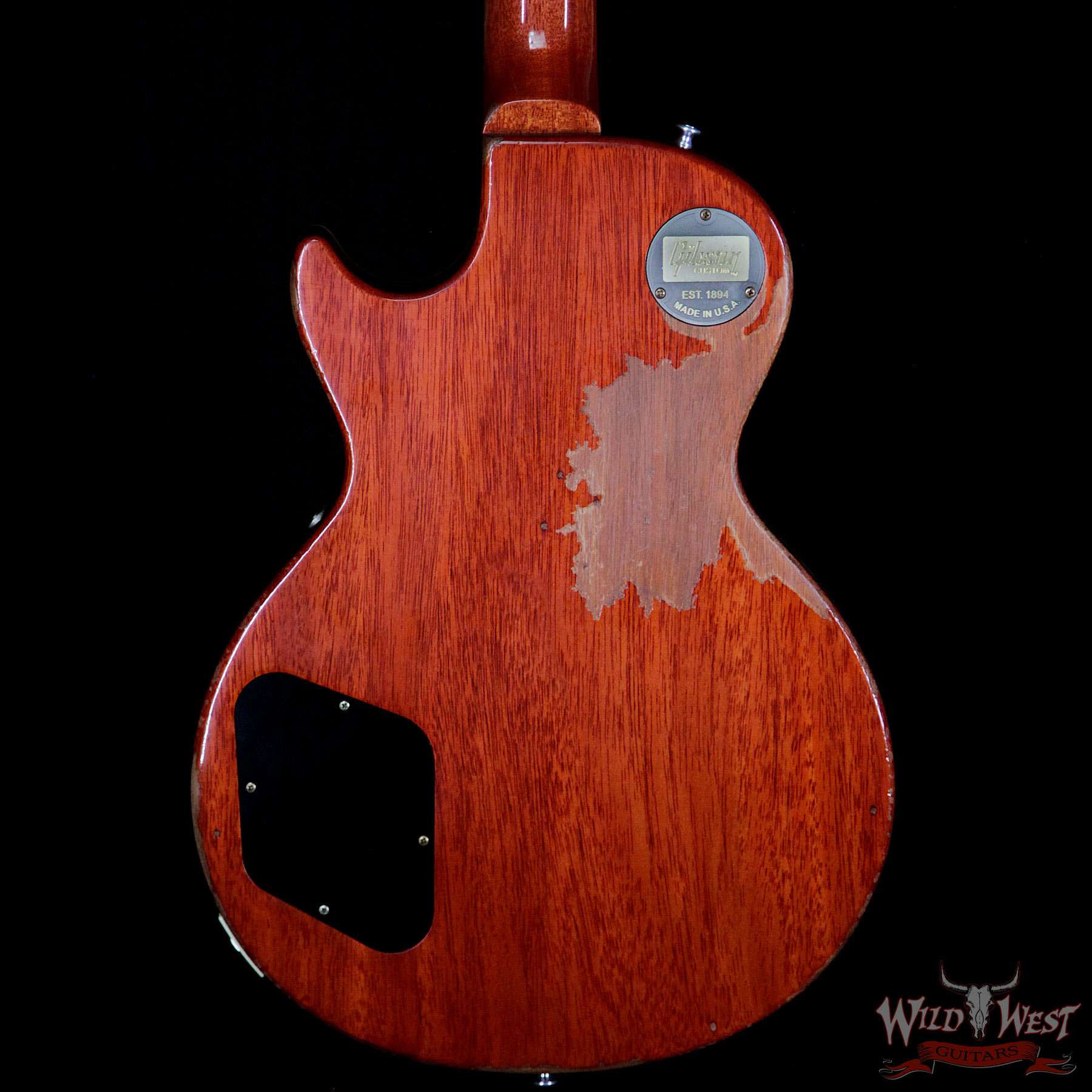 gibsoncs-59lp-brz-ha-vc-98368bb__wwg.jpg Gibson Custom Shop Historic 1959 Les Paul Heavy Aged Hand Selected Killer Top Brazilian Rosewood Board Vintage Cherry 8.10 Pounds - Image 6