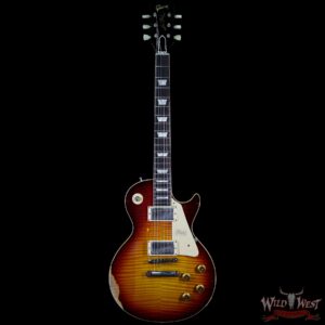 Gibson Custom Shop Historic 1959 Les Paul Heavy Aged Hand Selected Killer Top Brazilian Rosewood Board Vintage Cherry 8.10 Pounds - Image 4