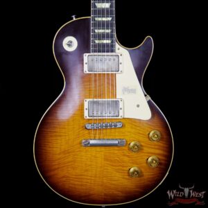 2018 CES Show Gibson Custom Shop Standard Historic 1959 Les Paul Standard VOS Brazialian Rosewood Board Faded Kindred Burst 8.4 Lbs - Image 3