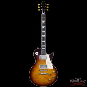 2018 CES Show Gibson Custom Shop Standard Historic 1959 Les Paul Standard VOS Brazialian Rosewood Board Faded Kindred Burst 8.4 Lbs - Image 4