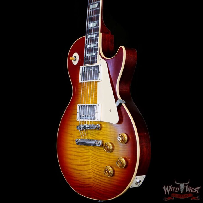Gibson Custom Shop 60th Anniversary 1960 Les Paul Standard VOS V1 Deep Cherry Burst 8.75 LBS - Image 2