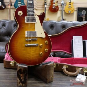 Gibson Custom Shop 60th Anniversary 1960 Les Paul Standard VOS V1 Deep Cherry Burst 8.75 LBS - Image 8