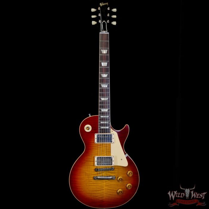 Gibson Custom Shop 60th Anniversary 1960 Les Paul Standard VOS V1 Deep Cherry Burst 8.75 LBS - Image 3