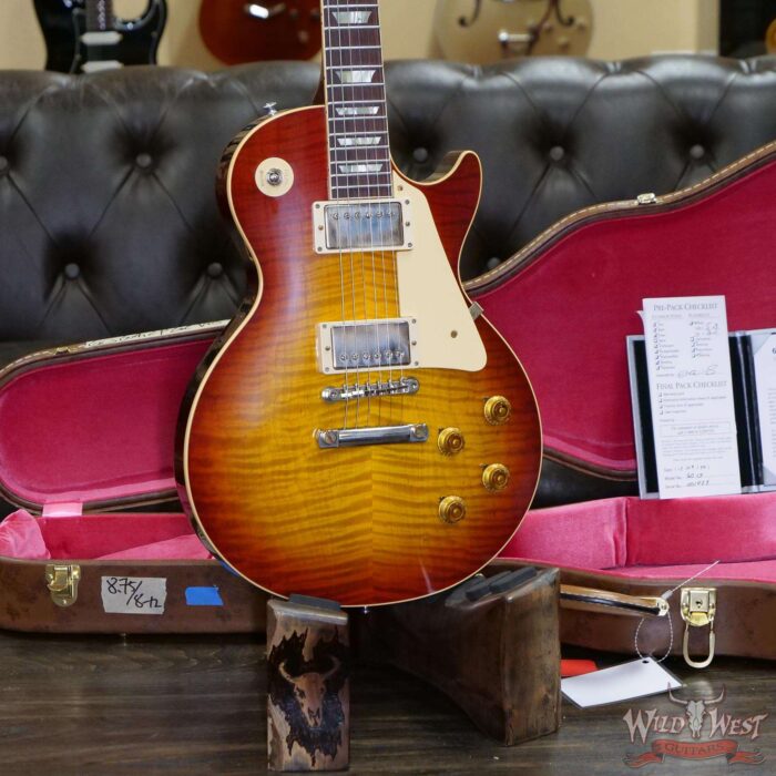 Gibson Custom Shop 60th Anniversary 1960 Les Paul Standard VOS V1 Antiquty Burst 8.75 LBS - Image 8