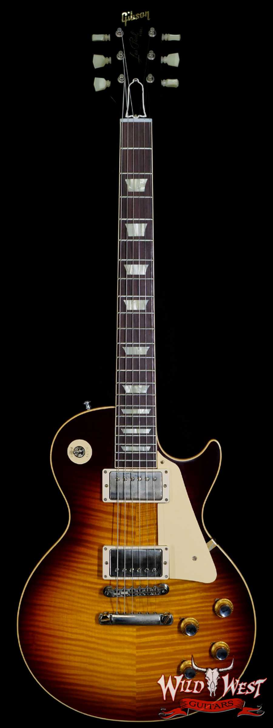 gibsoncs-60th1960lp-vos-wbb-001296-main__wwg_large.jpg Gibson Custom Shop 60th Anniversary 1960 Les Paul Standard VOS V3 Washed Bourbon Burst - Image 1