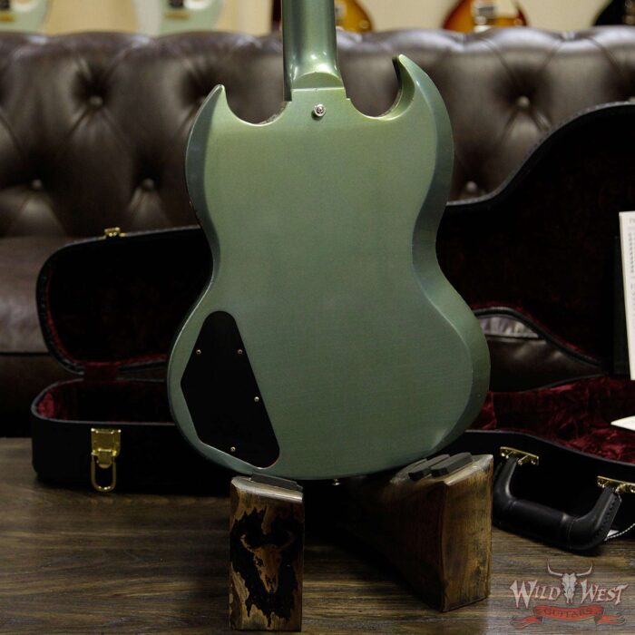 Gibson Custom Shop ‘61 1961 SG Standard Reissue Stop Bar Aged Metallic Teal 6.25 LBS - Image 12
