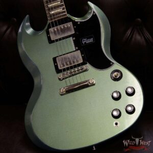 Gibson Custom Shop ‘61 1961 SG Standard Reissue Stop Bar Aged Metallic Teal 6.25 LBS - Image 9