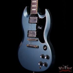 Gibson Custom Shop M2M ‘61 1961 SG Standard Reissue Stop Bar Aged Pelham Blue - Image 2
