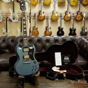 Gibson Custom Shop M2M ‘61 1961 SG Standard Reissue Stop Bar Aged Pelham Blue - Image 7