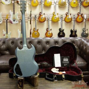 Gibson Custom Shop M2M ‘61 1961 SG Standard Reissue Stop Bar Aged Pelham Blue - Image 11