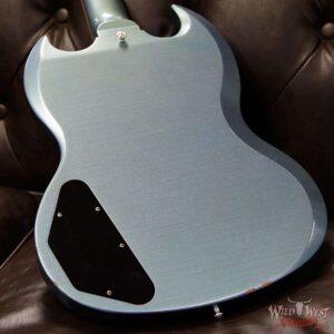 Gibson Custom Shop M2M ‘61 1961 SG Standard Reissue Stop Bar Aged Pelham Blue - Image 14