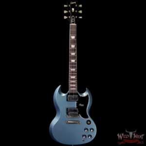 Gibson Custom Shop M2M ‘61 1961 SG Standard Reissue Stop Bar Aged Pelham Blue - Image 3