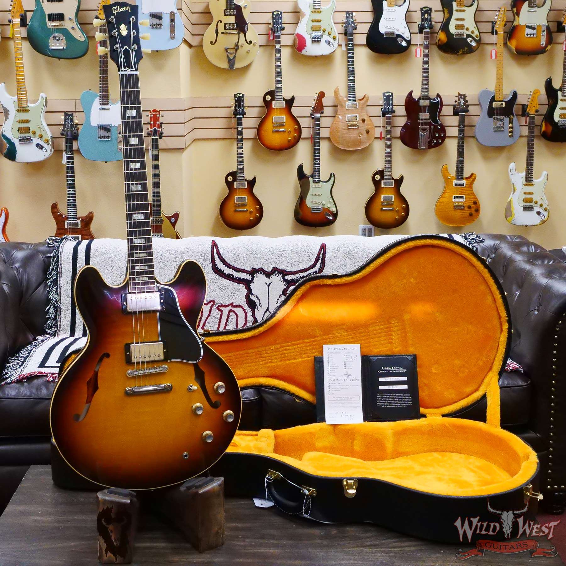 gibsoncs-64es335-vs-111542-d1__wwg.jpg Gibson Custom Shop 1964 ES-335 Reissue Vintage Burst - Image 6