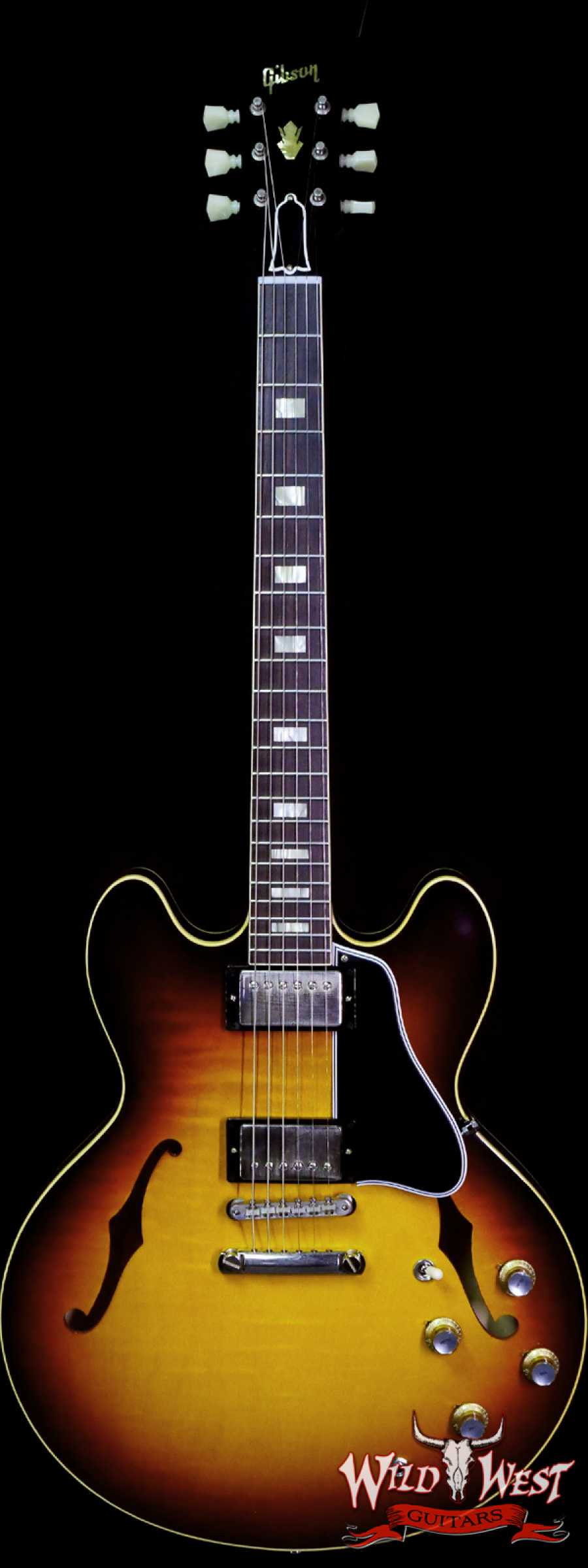 gibsoncs-64es335-vs-111542-main__wwg_large.jpg Gibson Custom Shop 1964 ES-335 Reissue Vintage Burst - Image 1