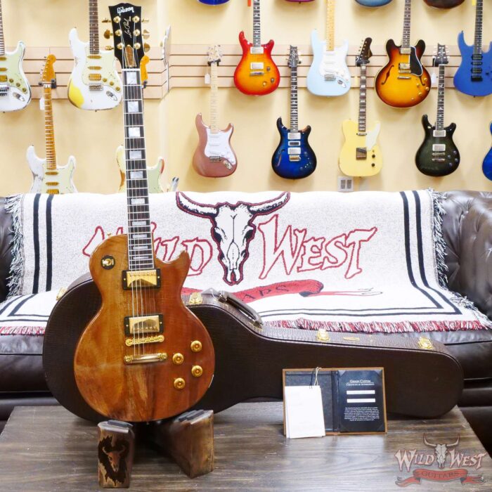 Gibson Custom Shop 1957 Les Paul Special Single Cut Reissue Koa Top Dual Humbuckers Gloss Antique Natural Gold Hardware - Image 6