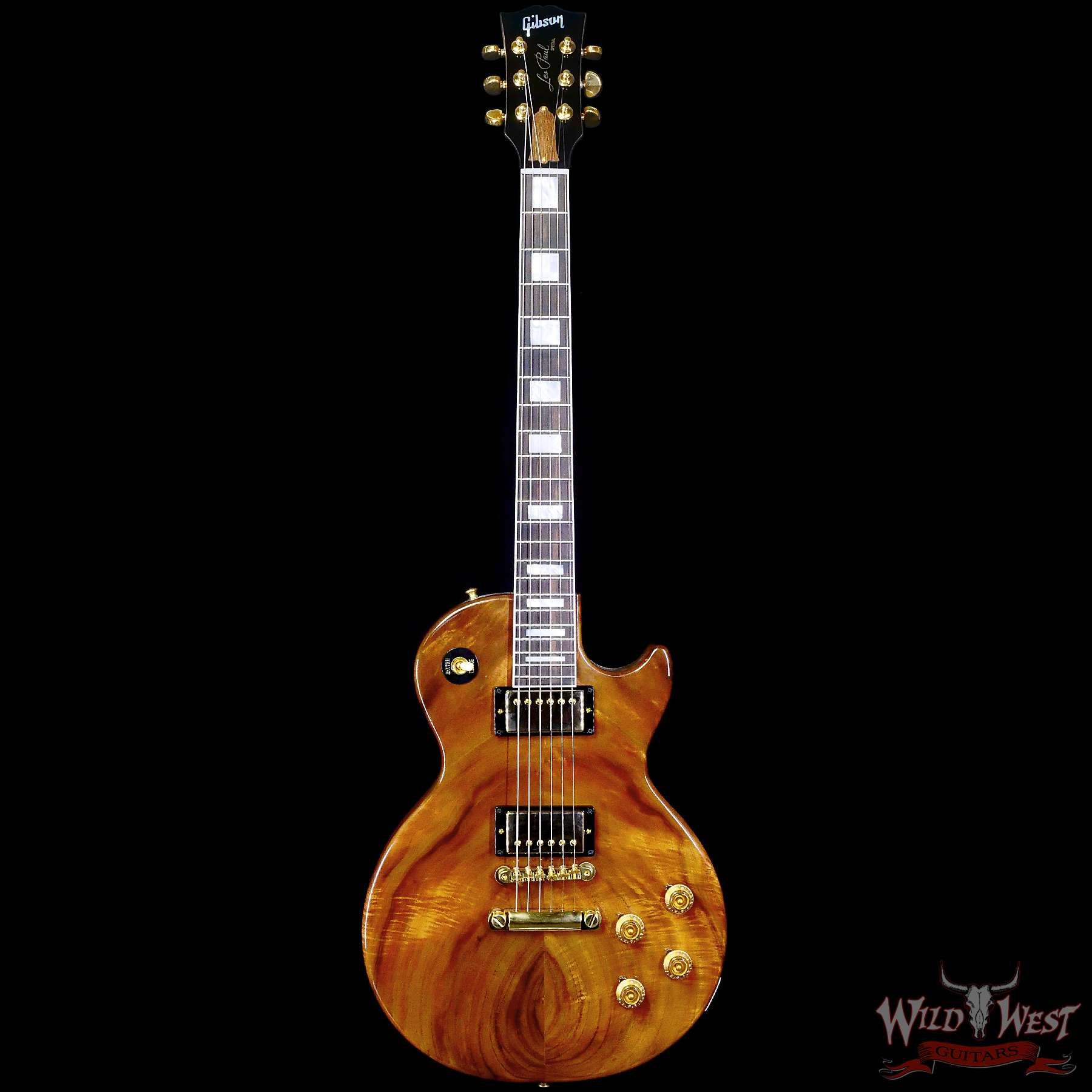 gibsoncs-731429-c1__wwg.jpg Gibson Custom Shop 1957 Les Paul Special Single Cut Reissue Koa Top Dual Humbuckers Gloss Antique Natural Gold Hardware - Image 3