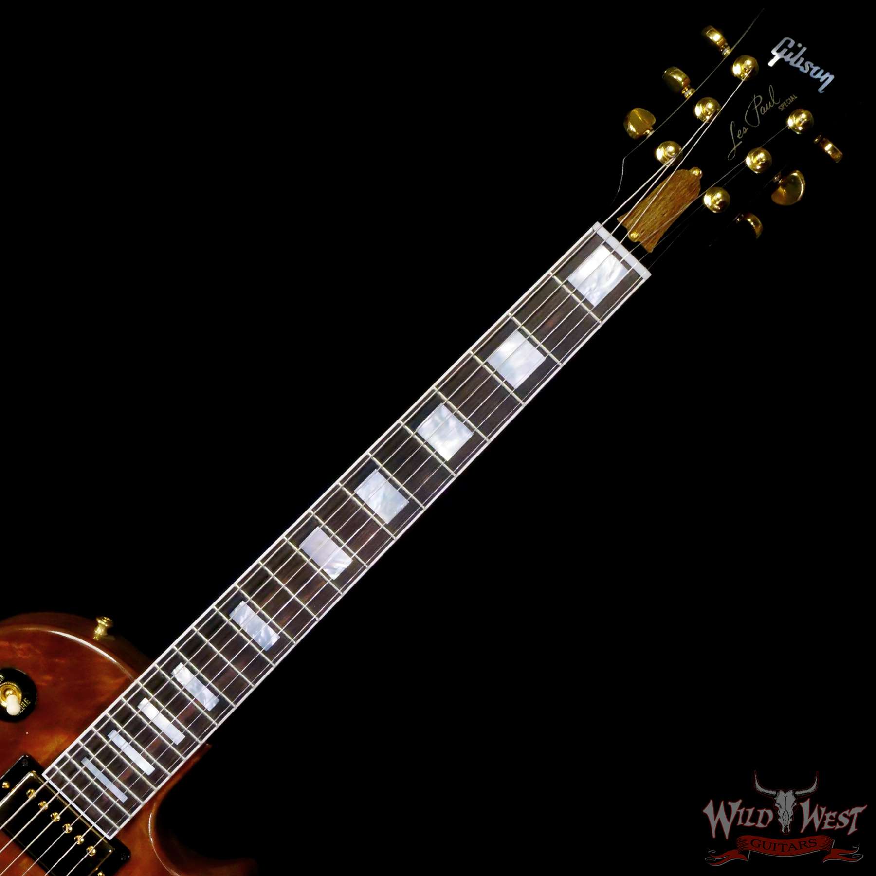 gibsoncs-731429-c2__wwg.jpg Gibson Custom Shop 1957 Les Paul Special Single Cut Reissue Koa Top Dual Humbuckers Gloss Antique Natural Gold Hardware - Image 4