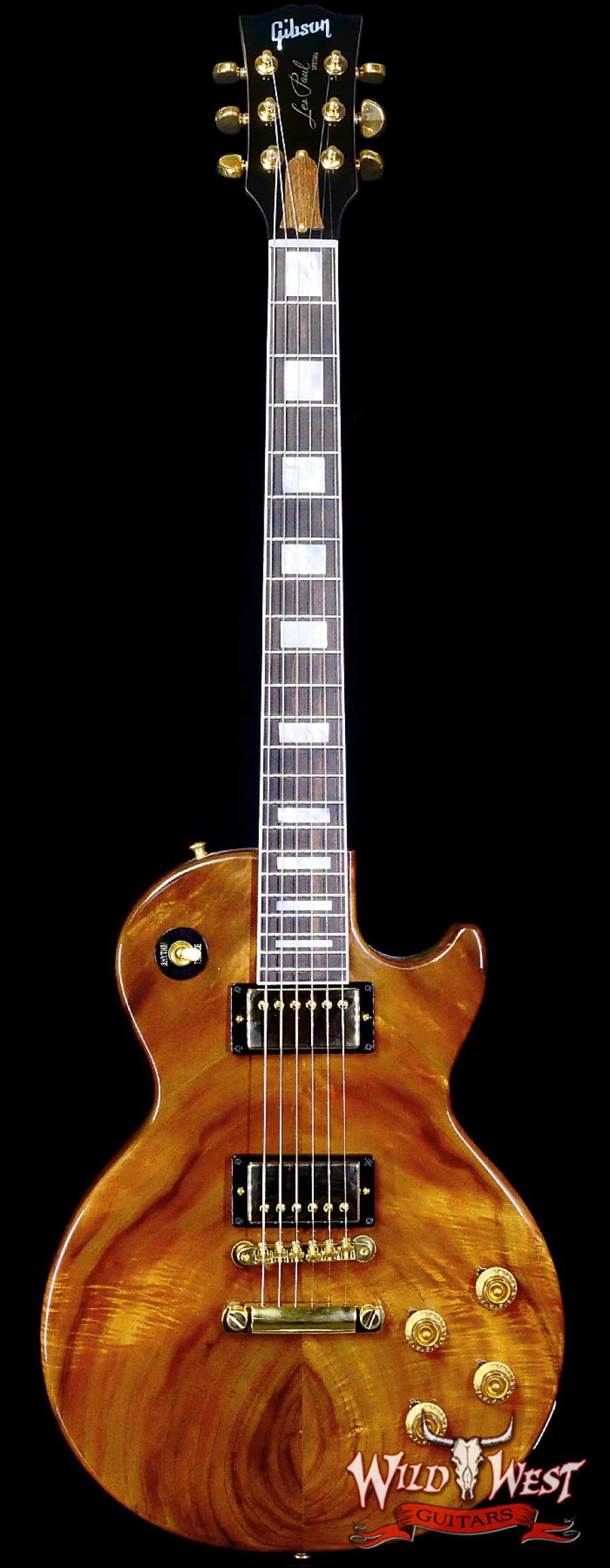gibsoncs-731429-main__wwg_large.jpg Gibson Custom Shop 1957 Les Paul Special Single Cut Reissue Koa Top Dual Humbuckers Gloss Antique Natural Gold Hardware - Image 1