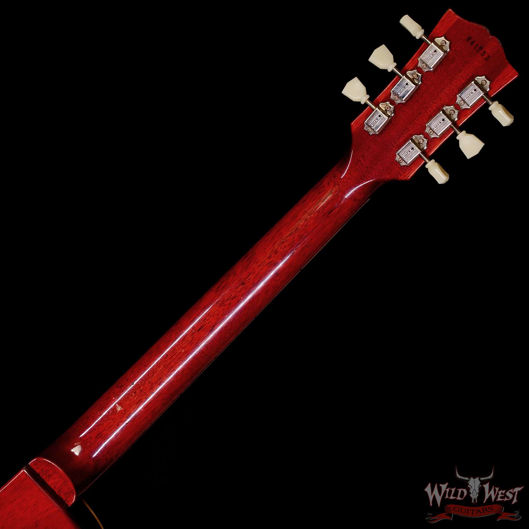 gibsoncs-841755-c3__wwg.jpg Gibson Custom Shop M2M 1958 Les Paul Standard Murphy Lab Light Aged Sweet Cherry Red 8.15 LBS - Image 5