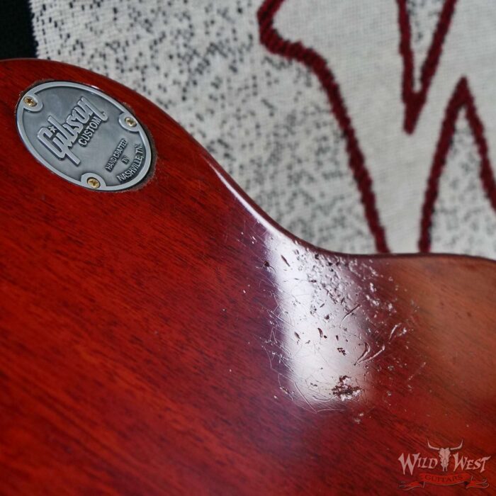Gibson Custom Shop M2M 1958 Les Paul Standard Murphy Lab Light Aged Sweet Cherry Red 8.15 LBS - Image 14
