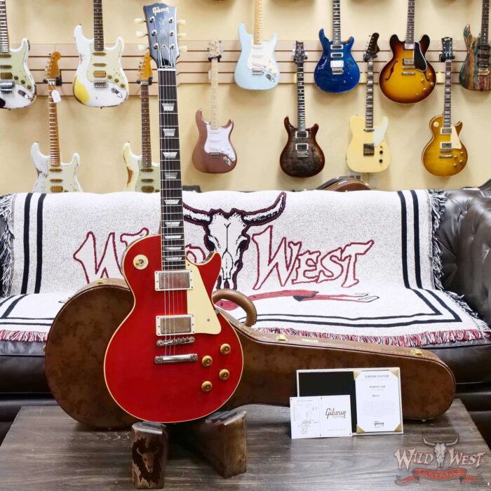 Gibson Custom Shop M2M 1958 Les Paul Standard Murphy Lab Light Aged Sweet Cherry Red 8.55 LBS - Image 6