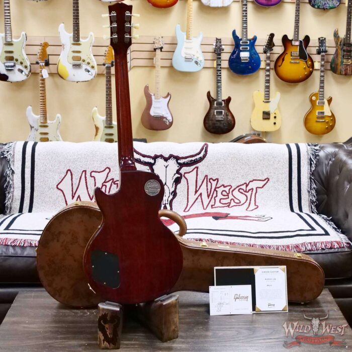 Gibson Custom Shop M2M 1958 Les Paul Standard Murphy Lab Light Aged Sweet Cherry Red 8.55 LBS - Image 10