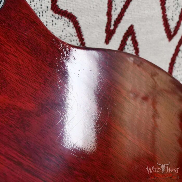 Gibson Custom Shop M2M 1958 Les Paul Standard Murphy Lab Light Aged Sweet Cherry Red 8.55 LBS - Image 13