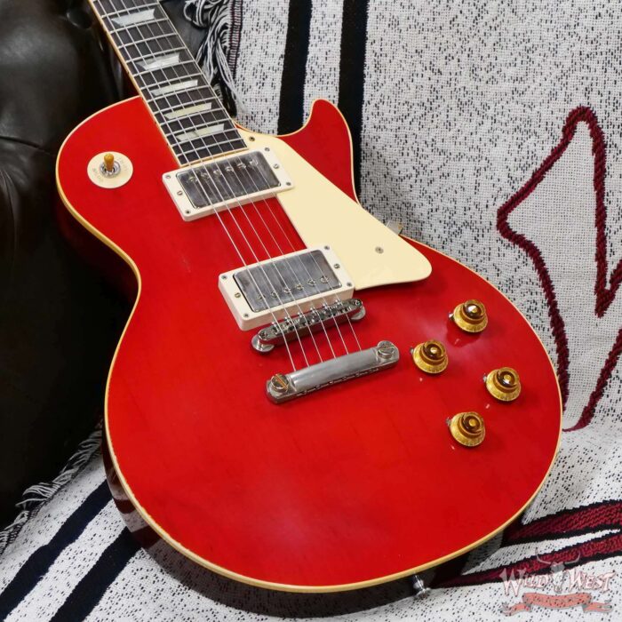 Gibson Custom Shop M2M 1958 Les Paul Standard Murphy Lab Light Aged Sweet Cherry Red 8.80 LBS - Image 8