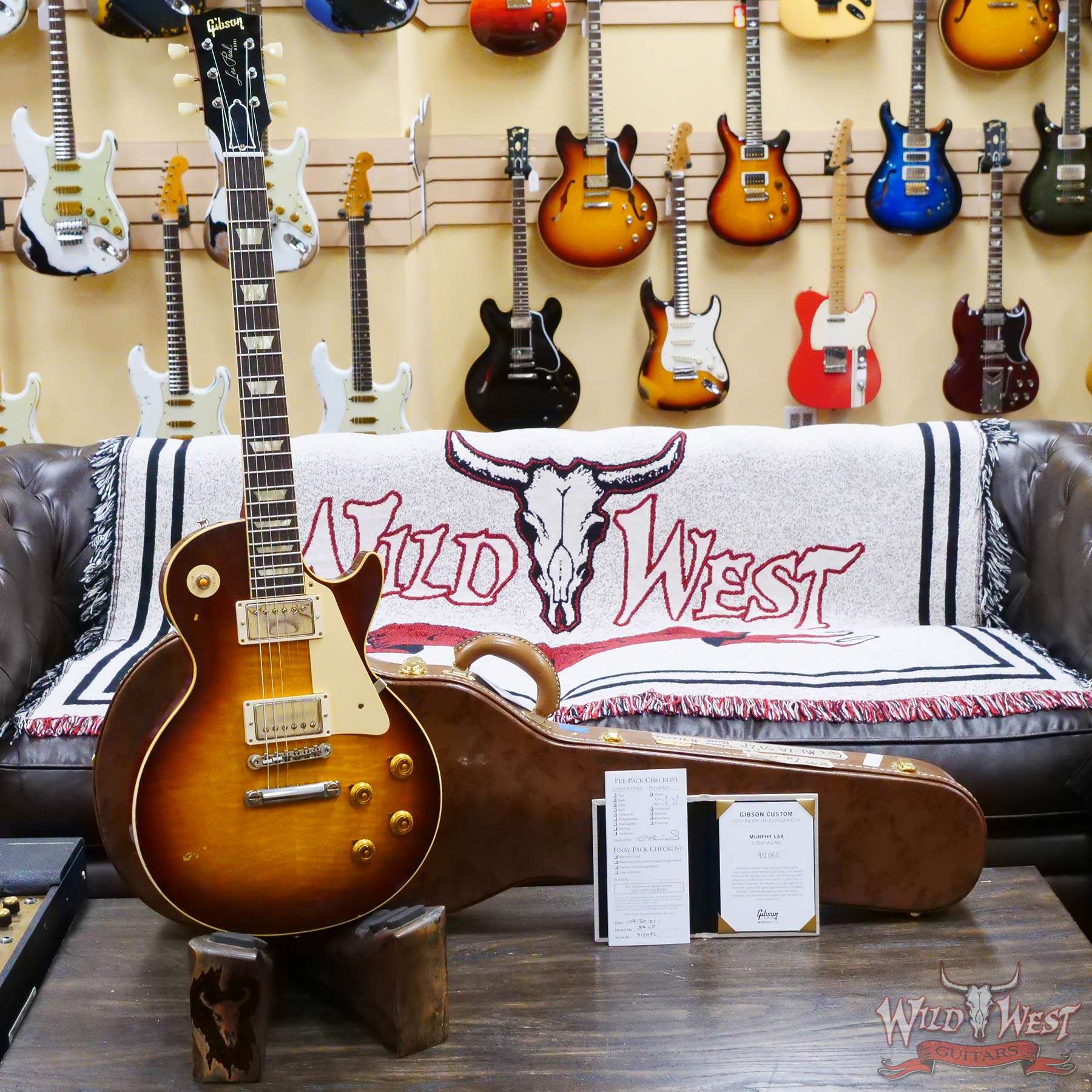 gibsoncs-912052-d1__wwg.jpg Gibson Custom Shop 1959 Les Paul Standard Murphy Lab Light Aged Royal Tea Burst - Image 6