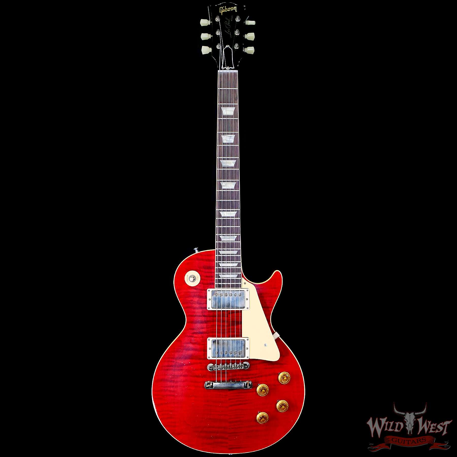 gibsoncs-941270-c1__wwg.jpg Gibson Custom Shop M2M 1959 Les Paul Standard Murphy Lab Light Aged Sweet Cherry Red 8.55 LBS - Image 3