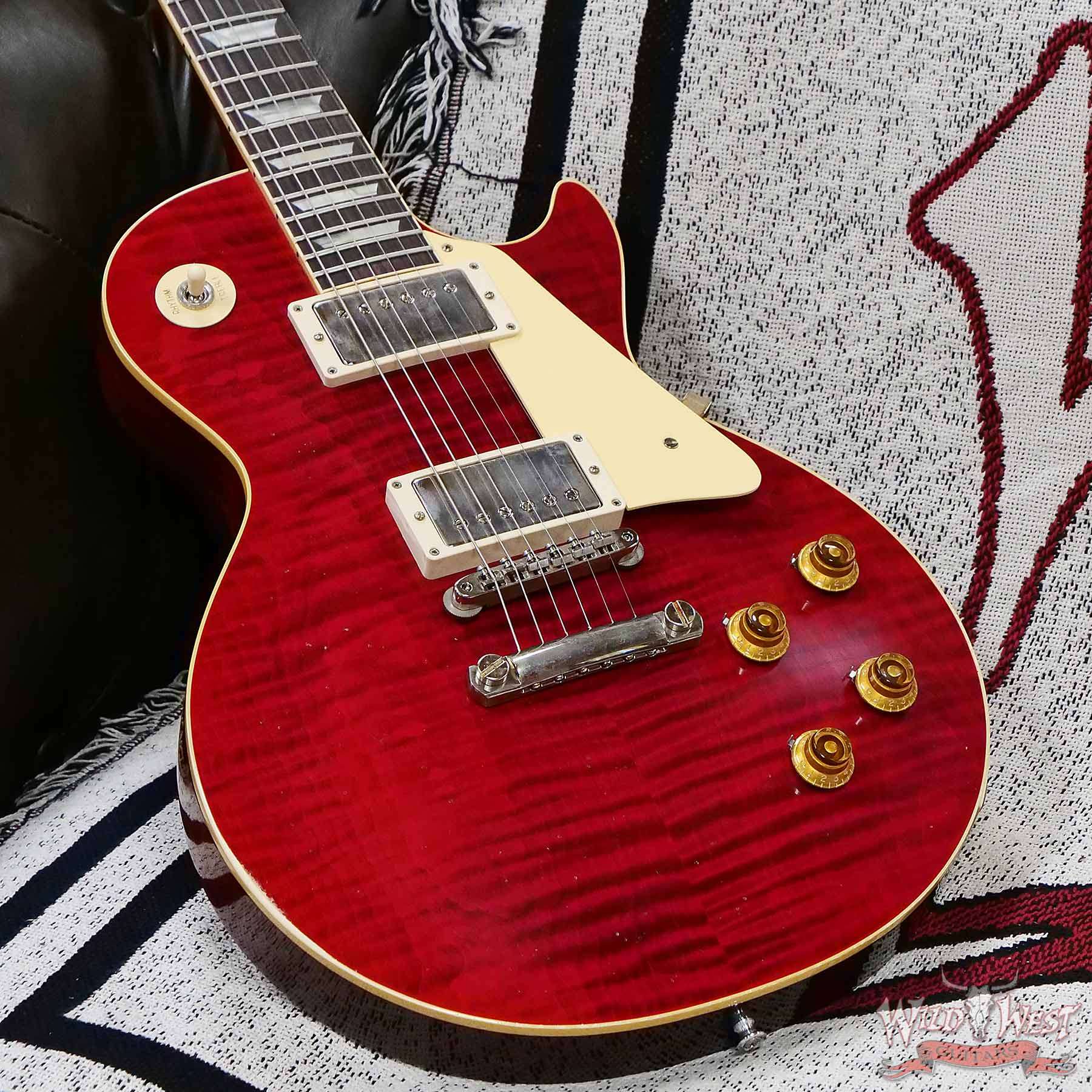 gibsoncs-941270-d3__wwg.jpg Gibson Custom Shop M2M 1959 Les Paul Standard Murphy Lab Light Aged Sweet Cherry Red 8.55 LBS - Image 8
