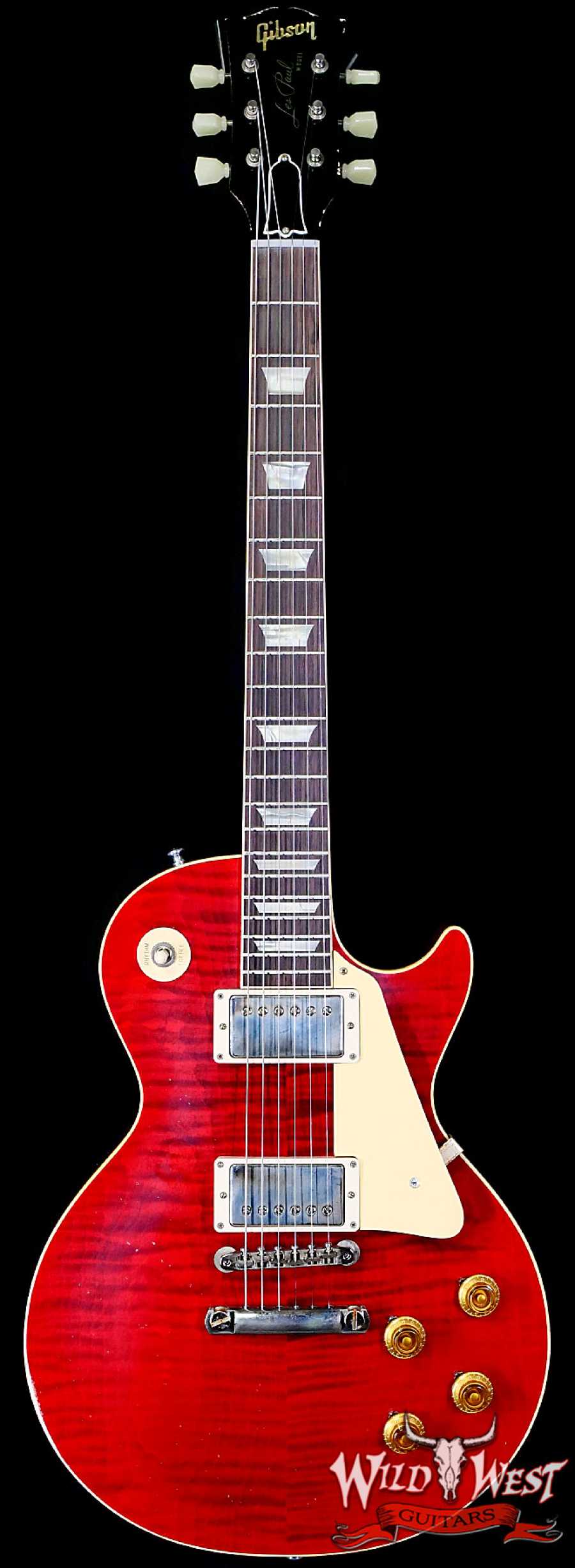 gibsoncs-941270-main__wwg_large.jpg Gibson Custom Shop M2M 1959 Les Paul Standard Murphy Lab Light Aged Sweet Cherry Red 8.55 LBS - Image 1