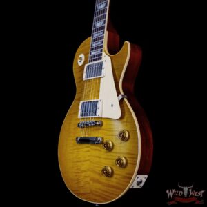 Gibson Custom Shop M2M 1959 Les Paul Standard Reissue Hand Selected Flame Maple Top Murphy Lab Light Aged Green Lemon Fade 8.35 LBS - Image 2