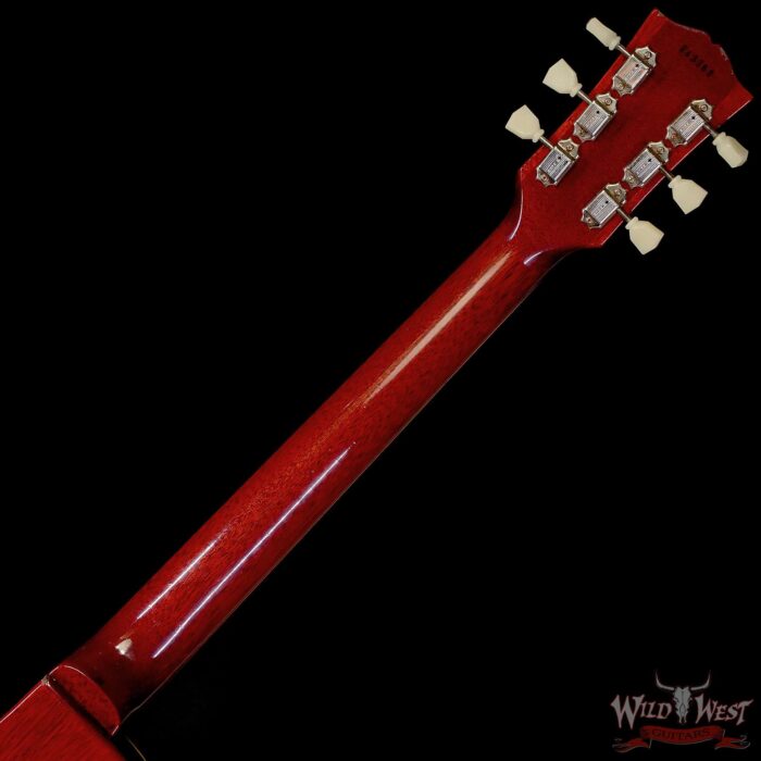 Gibson Custom Shop M2M 1959 Les Paul Standard Reissue Hand Selected Flame Maple Top Murphy Lab Light Aged Green Lemon Fade 8.35 LBS - Image 5