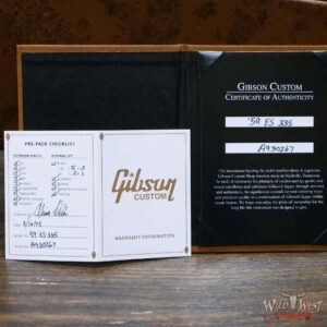 Gibson Custom Shop 1959 ES-335 Reissue VOS Vintage Natural - Image 12