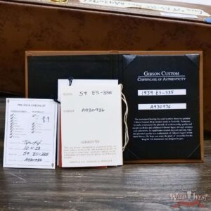 Gibson Custom Shop 1959 ES-335 Reissue VOS Vintage Natural 8.00 LBS - Image 12