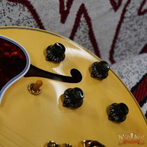 Gibson Custom Shop M2M 1959 ES-355 Reissue with Bigsby Murphy Lab Ultra Light Aged Heavy Antique White 8.80 LBS - Image 9