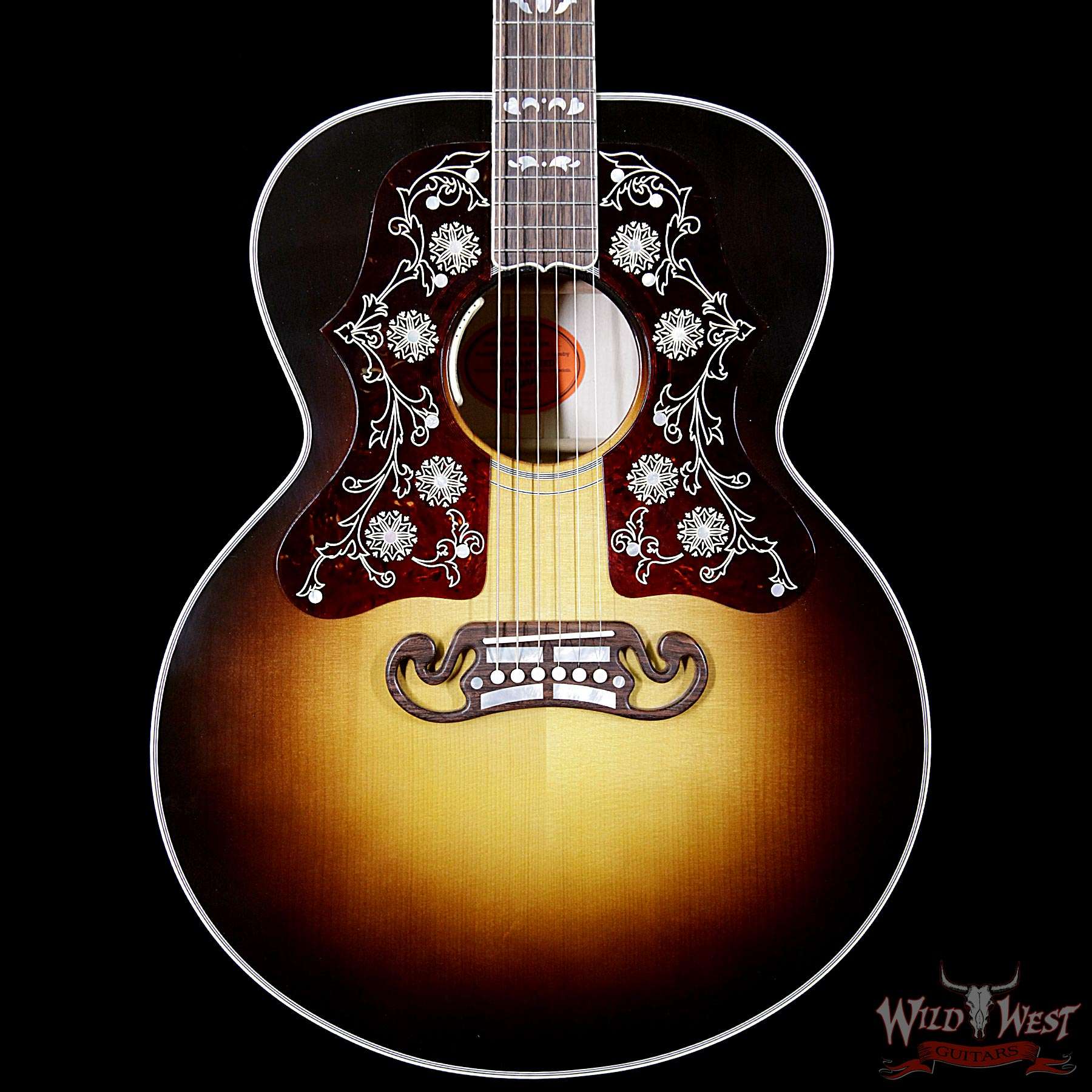 gibsoncs-bobdylan-sj200custom-13566093-bf__wwg.jpg 2017 Gibson Custom Shop Bob Dylan SJ-200 Player`s Edition Vintage Sunburst - Image 3