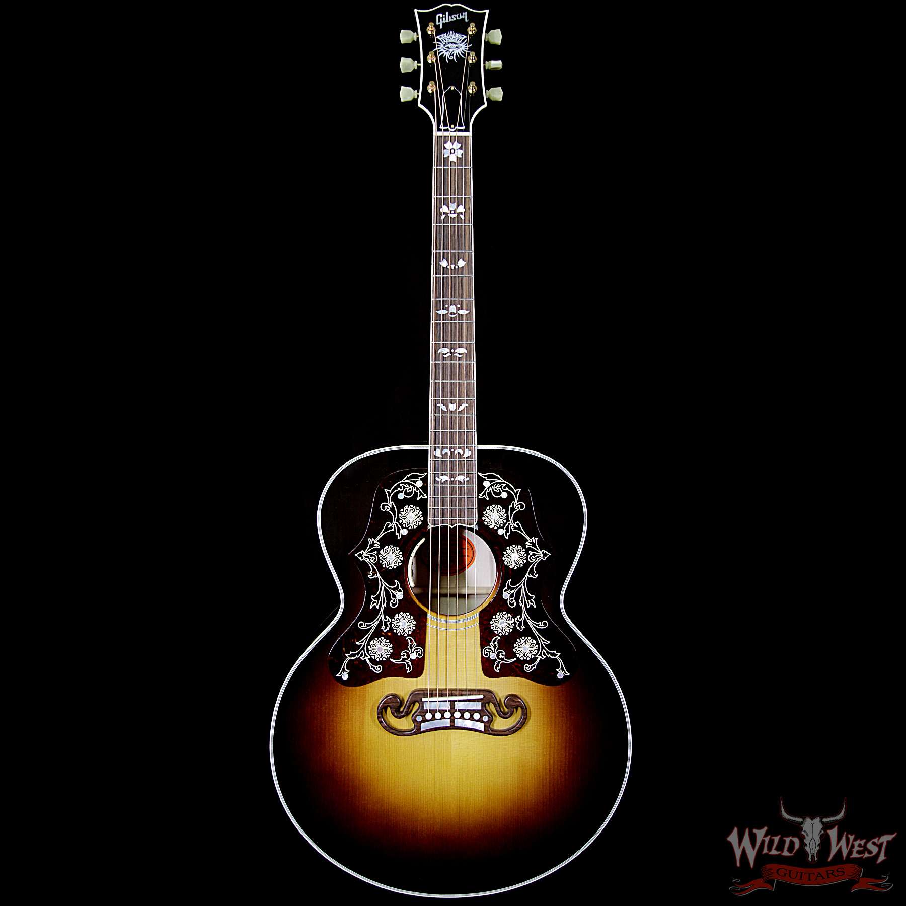 gibsoncs-bobdylan-sj200custom-13566093-f__wwg.jpg 2017 Gibson Custom Shop Bob Dylan SJ-200 Player`s Edition Vintage Sunburst - Image 4