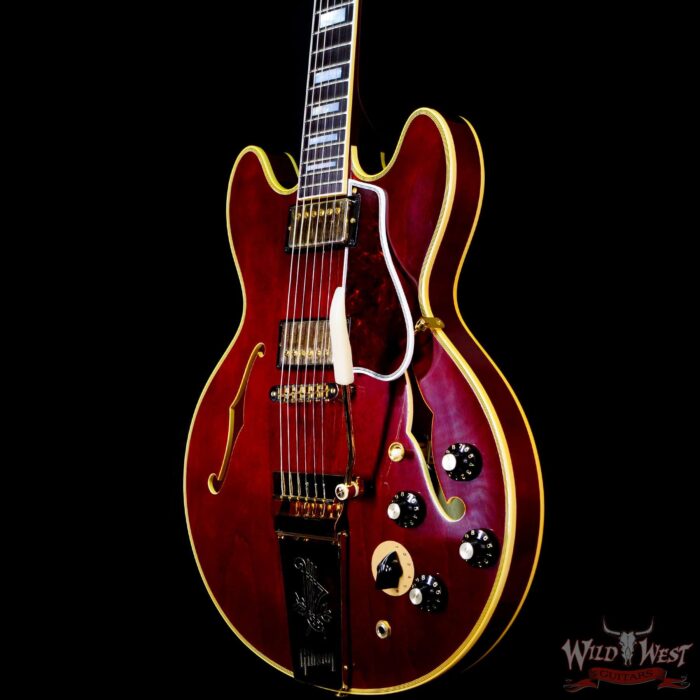Gibson Custom Shop Limied Edition Chuck Berry 1970s ES-355 Wine Red #062 of 100 - Image 2