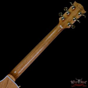 Gibson Custom Shop M2M Hand Selected 5A Quilt Maple Top Les Paul Custom Ebony Board with Tree of Life Inlay Aqua Blue - Image 5