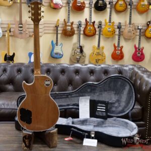 Gibson Custom Shop M2M Hand Selected 5A Quilt Maple Top Les Paul Custom Ebony Board with Tree of Life Inlay Aqua Blue - Image 10